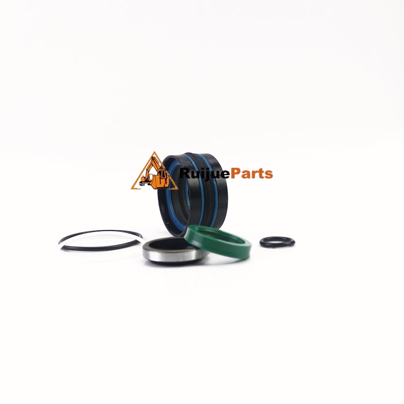Aftermarket 6630661 steering and quick coupler hydraulic cylinder repair seal kit for Volvo wheel loaders, including rod and piston seals.