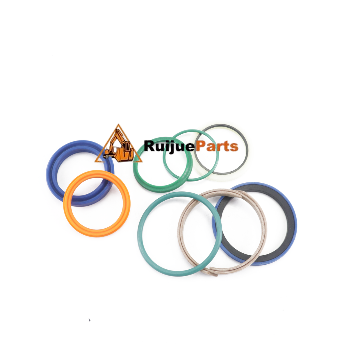 991/20022 aftermarket boom ram seal kit for selected JCB 50 mm rod and 80 mm bore hydraulic cylinder repair