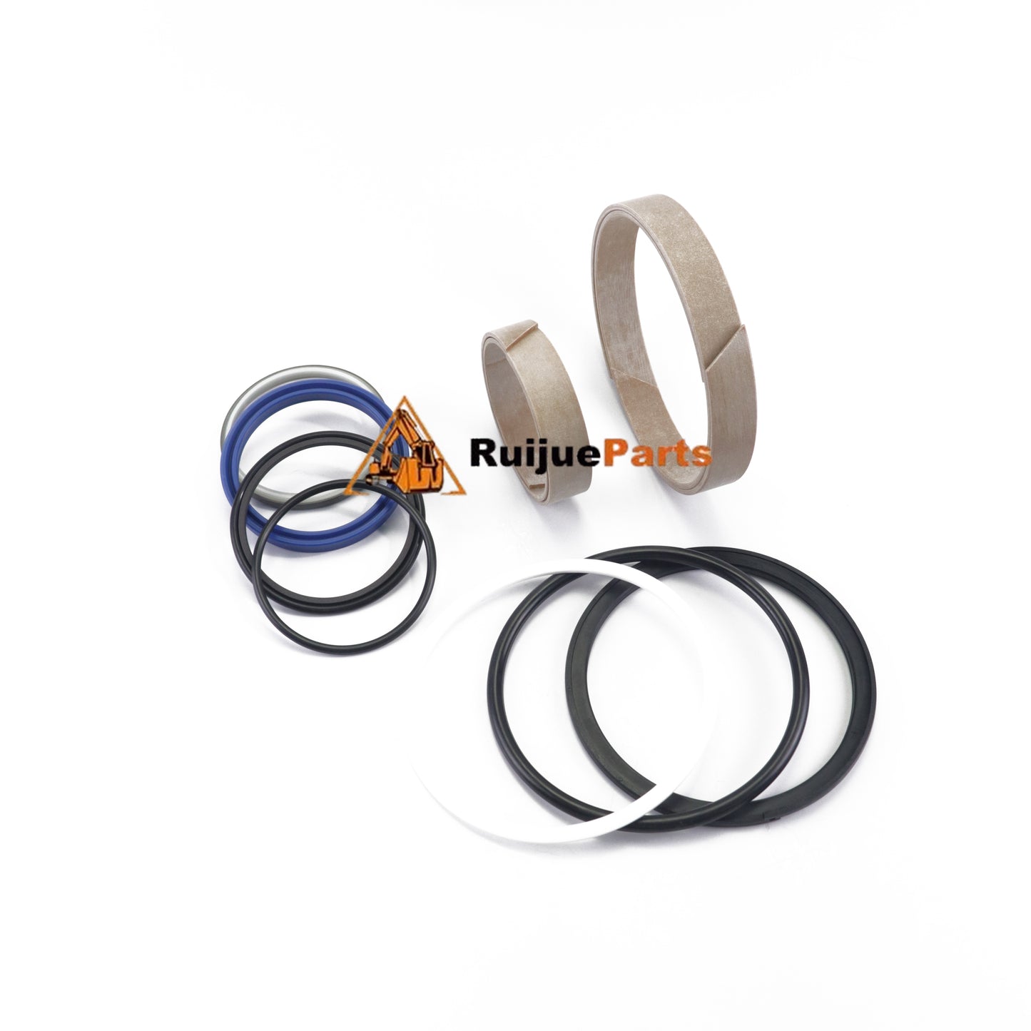 VOE15162237 hydraulic tilt cylinder seal kit for Volvo L70E L70F wheel loader maintenance.