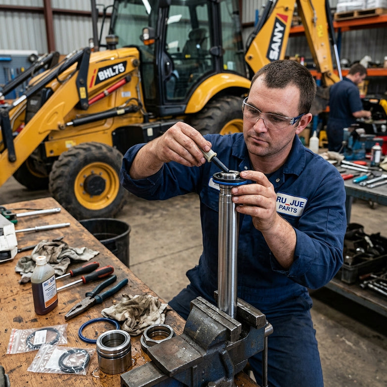 Complete Cylinder Repair Guide for SANY BHL75 Backhoe Loader: Boom, Bucket, Tilt, Stabilizer