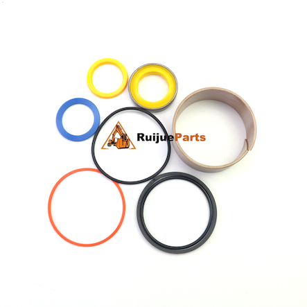 246-5915 aftermarket hydraulic cylinder seal kit for Caterpillar, pictured on a white background with Ruijueparts branding