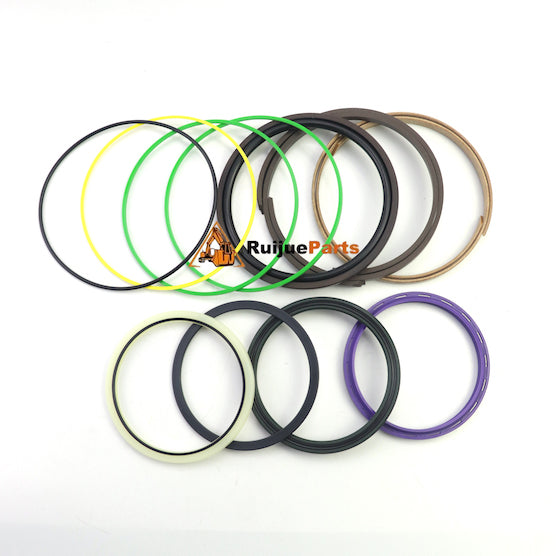 Premium aftermarket 4639938 hydraulic arm cylinder seal kit with 100mm rod components for mid-size excavator maintenance.