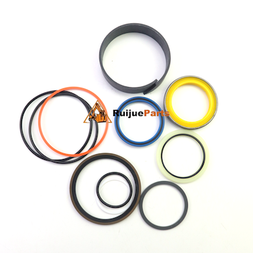 471-0276 aftermarket hydraulic steering cylinder seal kit compatible with Caterpillar 980 and 982 series wheel loaders, reference cylinder 395-0387