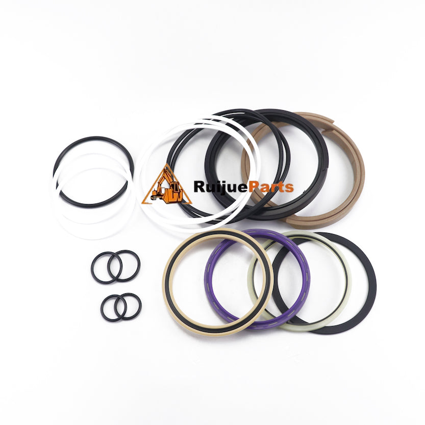 707-99-67871 premium aftermarket boom cylinder hydraulic seal kit for Komatsu PC400-8 and PC450-8 excavators showing rod and piston seals.