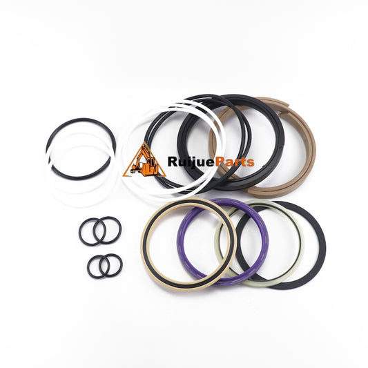 707-99-67871 premium aftermarket boom cylinder hydraulic seal kit for Komatsu PC400-8 and PC450-8 excavators showing rod and piston seals.