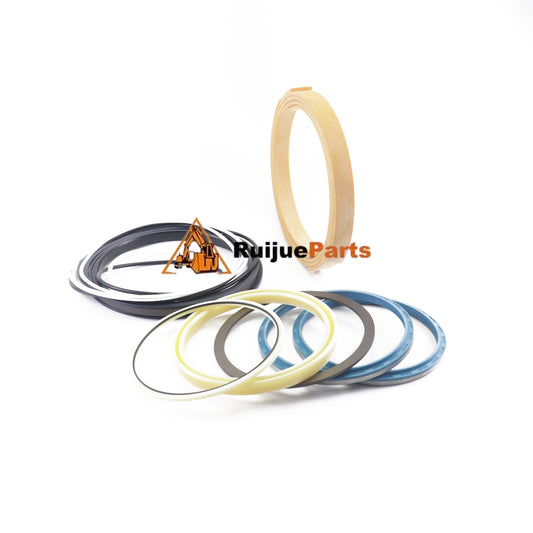 Aftermarket 707-99-89290 Arm Cylinder Seal Kit for Komatsu PC1250-8 Excavator showing hydraulic seals and O-rings.