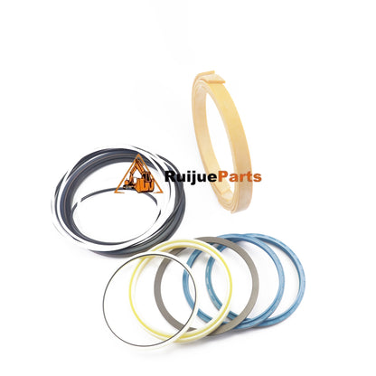 Aftermarket 707-99-89290 Arm Cylinder Seal Kit for Komatsu PC1250-8 Excavator showing hydraulic seals and O-rings.