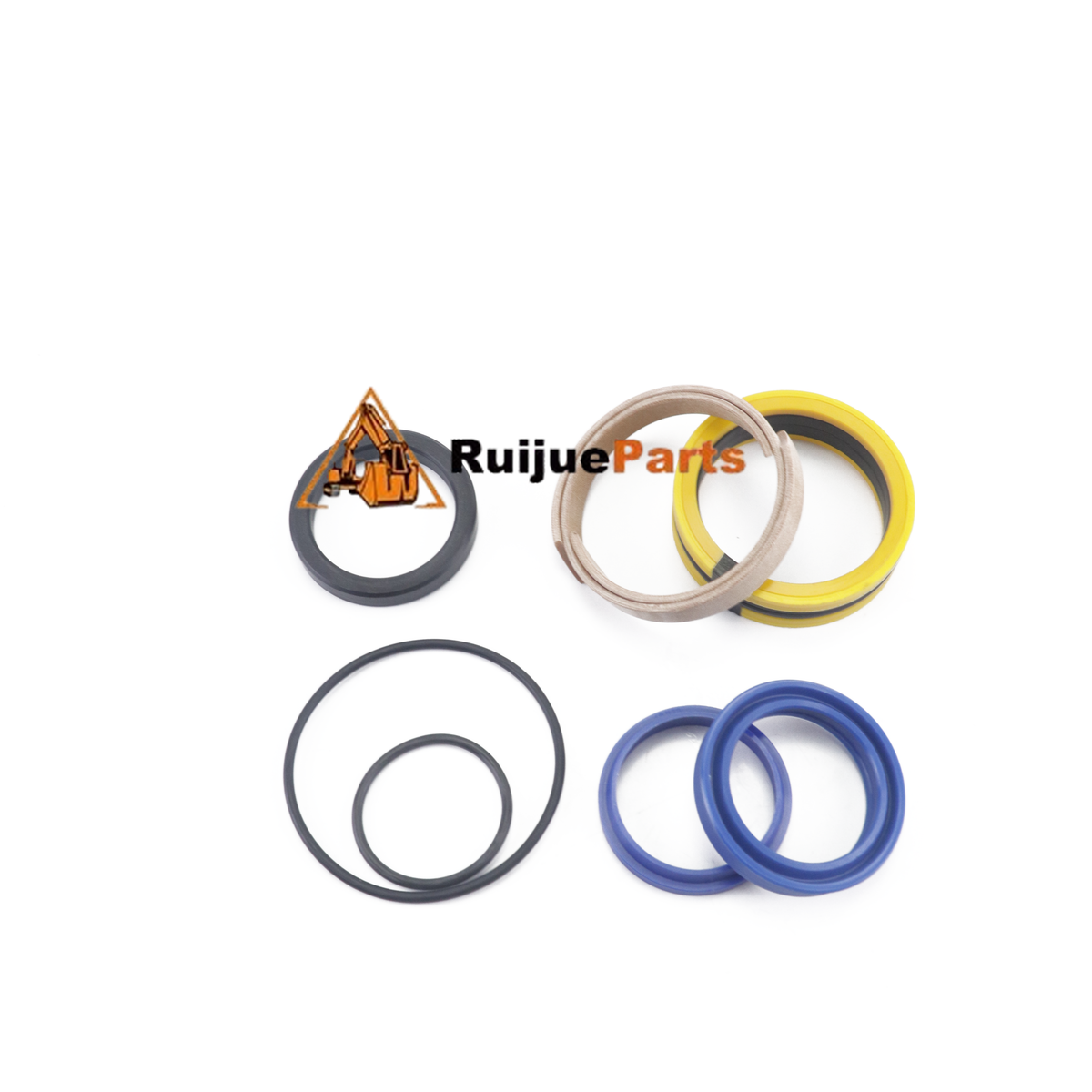 Aftermarket 991/00016 loader lift hydraulic cylinder seal kit for selected JCB 3CX, 3D, 4CN and 4C Turbo backhoe loader applications, 50 mm rod and 80 mm bore.
