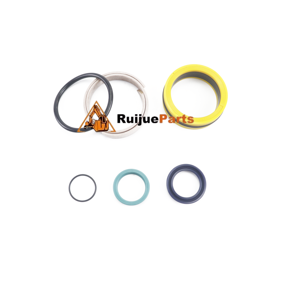 Aftermarket 991/00036 steering hydraulic cylinder seal kit for selected JCB backhoe loader steer ram applications with 30 mm rod and 70 mm bore.