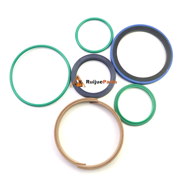Aftermarket 991/00110 hydraulic cylinder repair seal kit with 45mm rod and 80mm bore components for JCB 3CX sideshift lock and telehandler maintenance