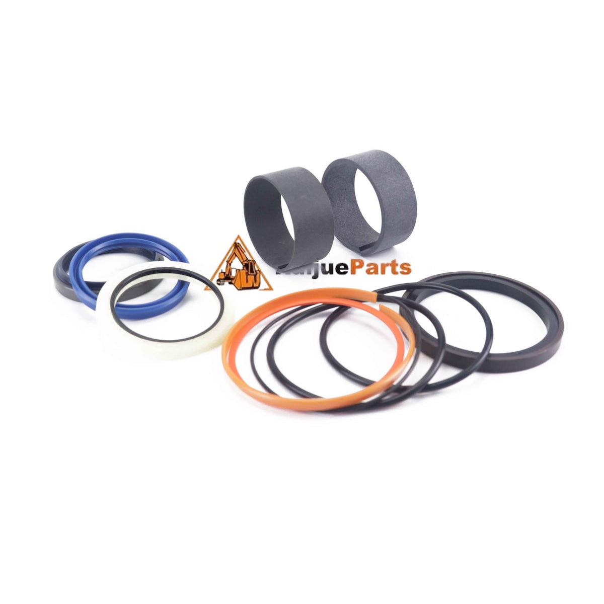 AH219631K aftermarket complete rear backhoe bucket hydraulic cylinder seal kit for verified early John Deere 310J AH219631 applications.