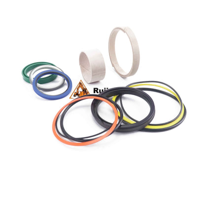 AH219633K aftermarket complete backhoe dipper crowd hydraulic cylinder seal kit for verified John Deere 310J and 310K applications.