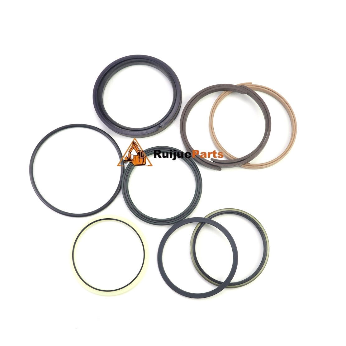 AT183658 aftermarket arm cylinder seal kit for John Deere 230LC and 790E LC excavator cylinder AT154865 applications