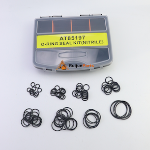 AT85197 aftermarket flat-face hydraulic fitting O-ring assortment kit for compatible John Deere equipment