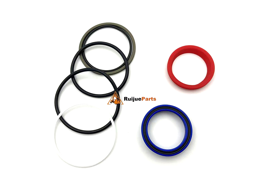 7137786 Hydraulic Cylinder Seal Kit replacement for Bobcat E26 E35 Excavators and S100 Loaders showing O-rings and seals.