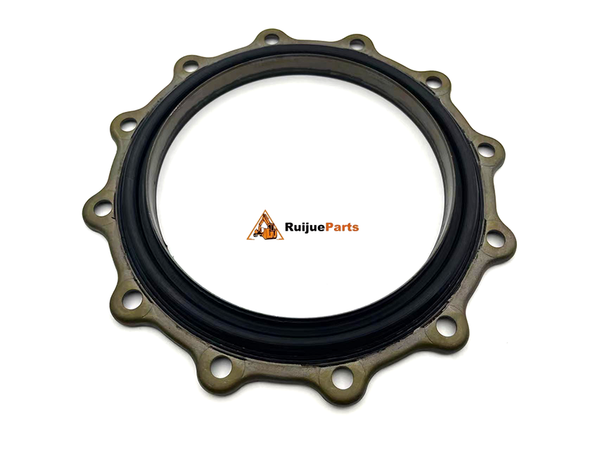 Engine oil seals for heavy equipment crankshaft and turbocharger systems